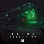 رادار سبز رنگ در محیط تاریک و بارانی بازی Alien: Isolation 2